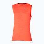 Vyriškas bėgimo tank topas Mizuno Impulse Core nasturtium