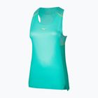 Moteriškas bėgimo tank topas Mizuno Aero Tank blue turquoise