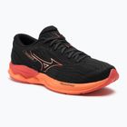 Vyriški bėgimo bateliai Mizuno Wave Revolt 3 black/nasturtium/cayenne