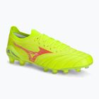 Vyriški futbolo batai Mizuno Morelia Neo IV Β Elite MD safety yellow/fiery coral 2/galaxy silver