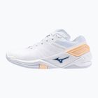 Moteriški rankinio bateliai Mizuno Wave Stealth Neo white/navy peony/peach parfait