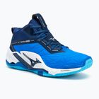 Vyriški rankinio bateliai Mizuno Wave Stealth Neo 2 Mid mugen blue/white/estate blue