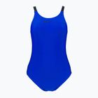 Moteriškas vientisas maudymosi kostiumėlis Nike Logo Tape Fastback blue NESSB130-416