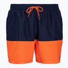 Vyriški "Nike Split 5" Volley" maudymosi šortai tamsiai mėlynos ir oranžinės spalvos NESSB451-822