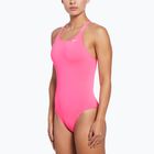 Moteriškas vientisas plaukimo kostiumas Nike Hydrastrong Solid Fastback hyper pink