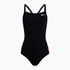 Moteriškas vientisas maudymosi kostiumėlis Nike Multiple Print Racerback Splice One black NESSC051-001