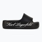 Moteriškos šlepetės KARL LAGERFELD Kobo II Hotel Logo black eco eva