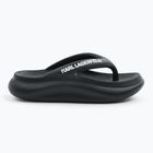 Moteriškos šlepetės per pirštą KARL LAGERFELD Skoona II Hotel Thong black rubber