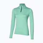 Moteriški bėgimo marškinėliai ilgomis rankovėmis Mizuno Impulse Core Half Zip dusty jade