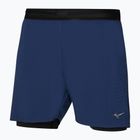 Vyriški bėgimo šortai Mizuno Tech Light 5.5" 2IN1 estate blue