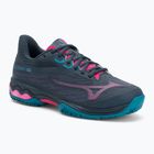 Moteriški padelio bateliai Mizuno Wave Exceed Light 2 Padel midnight navy/ fuchsia purple/ enamel blue