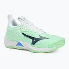 Mizuno Wave Momentum 3 tinklinio bateliai neo mint/black/frontier blue