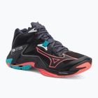 Tiklinio batai Mizuno Wave Lightning Z8 Mid black/neon flame/peacock blue