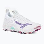 Tinklinio bateliai Mizuno Wave Momentum 3 white/violet indigo/camellia rose