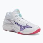 Moteriški tinklinio batai Mizuno Thunder Blade Z Mid white/violet indigo/camelliaros