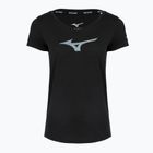 Moteriški bėgimo marškinėliai Mizuno Core RB Tee black