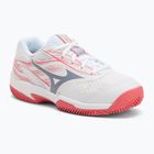 Vaikiški teniso batai Mizuno Break Shot 5 Jr CC white/blue granite/calypso coral