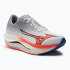Vyriški bėgimo batai Mizuno Wave Rebellion Flash 3 white/fiery coral 2/iris bloom