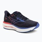 Moteriški bėgimo batai Mizuno Wave Rider 29 odyssey gray/iris bloom/calypsocoral