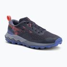 Moteriški bėgimo bateliai Mizuno Wave Ibuki 5 GTX Odyssey grey/calypso coral/iris bloom
