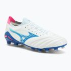 Vyriški futbolo bateliai Mizuno Morelia Neo IV Β Elite MD white/tanager turquoise/pink tetra