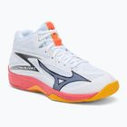Tinklinio batai Mizuno Thunder Blade Z Mid white/fiery coral 2/citrus