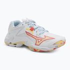 Moteriški tinklinio batai Mizuno Wave Lightning Z8 white/calypso coral/pale banan
