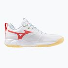 Moteriški tinklinio batai Mizuno Wave Momentum Pro white/calypso coral/pale banan