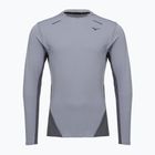 Vyriški bėgimo marškinėliai ilgomis rankovėmis Mizuno Tech Thermal Charge quiksilver