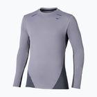 Vyriški bėgimo marškinėliai ilgomis rankovėmis Mizuno Tech Thermal Charge quiksilver