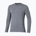 Vyriški bėgimo marškinėliai ilgomis rankovėmis Mizuno Core Impulse Half Zip Tee quicksilver