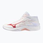 Moteriški tinklinio bateliai Mizuno Lightning Select Mid white/rose elegance/lava falls