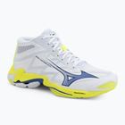 Tinklinio bateliai Mizuno Wave Lightning Elite Mid white/lighting yellow/dazzling blue