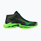 Tinklinio bateliai Mizuno Wave Lightning Elite Mid black/glowing apple/mandarin orange