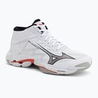 Tinklinio bateliai Mizuno Wave Lightning Elite Mid white/black/fiery red