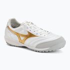 Futbolo bateliai Mizuno Morelia Sala Pro TF white/football gold/galaxy silver