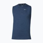 Vyriški bėgimo marškinėliai Mizuno Impulse Core Sleeveless estate blue