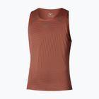 Vyriški bėgimo marškinėliai Mizuno Tech Light Tank copper brown