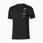 Vyriški bėgimo marškinėliai Mizuno Core Run Short Sleeve Tee black
