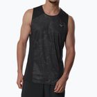 Vyriški bėgimo marškinėliai Mizuno Active DryAeroFlow Graphic Tank Top black/gray