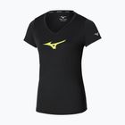 Moteriški bėgimo marškinėliai Mizuno Core Runbird Tee black
