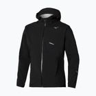 Vyriška bėgimo striukė Mizuno Trail Waterproof 20K Hooded black