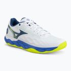 Vyriški teniso batai Mizuno Wave Enforce Court AC white/dazzling blue/lightning