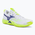 Tinklinio bateliai Mizuno Wave Momentum Elite white/lightning yellow/dazzling blue