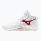 Moteriški tinklinio bateliai Mizuno Wave Momentum Pro Mid white/rose elegance/lava falls
