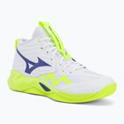 Tinklinio bateliai Mizuno Wave Momentum Pro Mid white/lightning yellow/dazzling blue