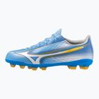 Vaikiški futbolo batai Mizuno Alfa III Select Jr FG sky blue/white