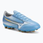 Vaikiški futbolo batai Mizuno Alfa III Select Jr FG sky blue/white