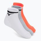 Kojinės Mizuno Training With Line white/cloudspace/lava orange