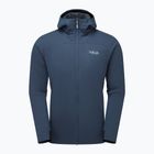 Vyriška striukė nuo vėjo Rab Xenair Alpine Flex tempest blue
